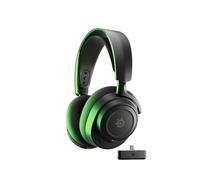 Cuffie gaming STEELSERIES Arctis Nova 7X Gen 2 wireless Bluetooth dongle USB-C micro retrattile Nero con accenti verdi - Nouvo