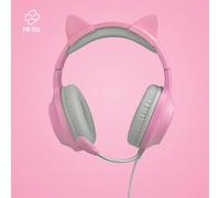 FR-TEC Auriculares Gaming Tanooki - Auriculares Gaming con Luz LED - Sonido Estereo Hd en Altavoces de 50mm - Cancelacion de Ru