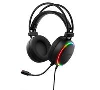 Cuffie Gaming USB con Microfono Virtual 7.1 RGB Driver 50mm Nero | Cuffie da gaming over-ear per PC con USB, microfono ENC, Virtual 7.1, driver da 50 mm, illuminazione RGB e cavo da 2,2 m
