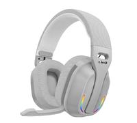 Cuffie Gaming Wireless Bluetooth per PC e Smartphone con LED RGB e Microfono