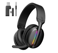 Cuffie Gaming Wireless per PS5 PS4 PC Mac Cuffie da Gioco Bluetooth 5,4 & 2.4GHz
