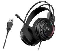 Cuffie Genius cablate USB Over-Ear RGB con microfono nero