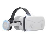 Cuffie Goggles - 3D All in-1 Virtual Reality Viewer, Mobile Phone Compatible Headset, Immersive Experience | Adjustable Fit, Lightweight Durable Portable Design for Smartphone Tablet Mobile