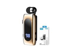 (Cuffie Golden K55) Cuffie Bluetooth Lavalier K55 Business con display digitale a LED, tempo di conversazione/musica