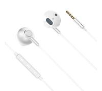 Kruger & Matz Cuffie in Ear con Microfono KMPB2-W Bianco