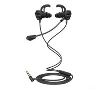 Cuffie in-ear da gioco cablate con microfono omnidirezionale e pickup omnidirezionale diretto per discorso naturale (nero)