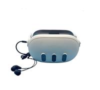 Cuffie in-ear per Quest 3 VR, cuffie audio ausiliarie da 3,5 mm con livello sonoro regolabile per accessori di gioco VR, tappi in silicone di tre dimensioni per un'esperienza audio coinvolgente