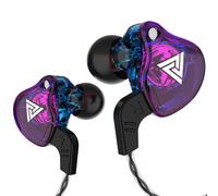Cuffie in-ear QKZ da 3,5 mm per sport, musica con suono HiFi e bassi potenti, ideali per adolescenti, con controllo in linea, per musicisti, palco e