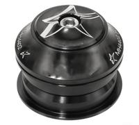 Cuffie integrate in alluminio CNC con cuscinetti sigillati esterni da 44 mm e rivestimento anodizzato trattato per una maggiore durata e stabilità (nero)