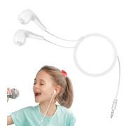 Cuffie Intrauricolari Cablate - Auricolari Per Bambini Per La Scuola Con Jack Da 3,5 Mm, Auricolari Comodi E Resistenti Con Isolamento Acustico, Audio Ad Alta Fedeltà Per Bambini, Donne, Laptop, Table
