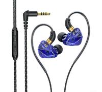 Cuffie intrauricolari cablate con microfono, auricolari con bassi potenziati per giochi, sport e PC, isolamento acustico per il suono con controllo in linea, design leggero e portatile per iPhone, per