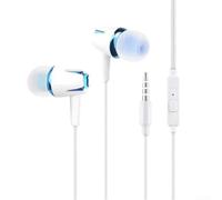 Cuffie intrauricolari con cancellazione del rumore, 3 5 mm, con microfono, audio trasparente, per smartphone, laptop, lettore MP3, in ABS, leggere, per chiamate in vivavoce, design portatile, vari