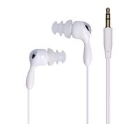 Cuffie Intrauricolari Impermeabili Wireless con Tappi per le Orecchie Sostitutivi, Cuffie Sportive Antigroviglio per Ciclismo, Tappi per Auricolari Placcati in Oro (WHITE)