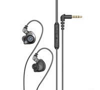 Cuffie intrauricolari per monitor, corpo in ABS, ergonomiche, sportive | 4B 1DD per driver ibridi, cavo staccabile a 2 pin, oro da 3,5 mm, alti chiari, risposta dei bassi profondi