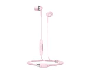 Cuffie intrauricolari Sennheiser CX 80U Rosa con microfono inline e telecomando cablato da 3,5 mm, cavo da 1,2 m - Nouvo