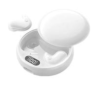 Cuffie invisibili, piccoli auricolari wireless, display a LED da 0,39 pollici, design compatto e leggero, tappi per le orecchie ricaricabili per escursionismo, campeggio, meditazione, allenamento