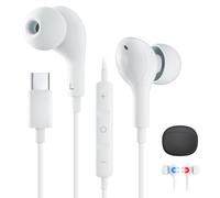 Cuffie iPhone con cavo per iPhone 17 Pro, certificate MFi, USB C, auricolari in-ear, magnetiche, microfono, per iPhone 17 Air/16/15/iPad Pro/Samsung S26/S25