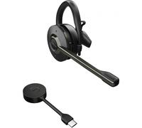 Cuffie Jabra Engage 55 UC ottimizzate DECT wireless USB-C per ufficio Nero/Titanio