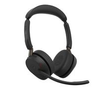 Cuffie Jabra Evolve3 65 wireless Bluetooth con Cancellazione Rumore Ufficio Nero