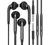 Cuffie jack da 3,5 mm con microfono Cuffie cablate 2 confezioni da gioco per laptop audifono per videogiochi per bambini per scuola PC Chromebook Auriculare compatibile per Samsung Galaxy Phone pad I