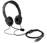 Cuffie Kensington K33065WW USB con microfono a cancellazione rumore, cavo 1,8 m, nero