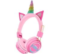 Cuffie Kids Licensing Sweet Dreams Bluetooth wireless per bambini rosa con LED