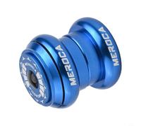 Cuffie leggere per forcella della bicicletta, 120 g, 34 mm, con doppio cuscinetto e guscio in lega di alluminio per una migliore maneggevolezza (blu)