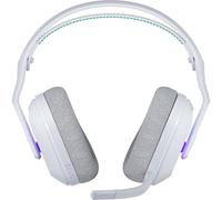 Logitech G G522 LIGHTSPEED cuffia con microfono gaming wireless,LIGHTSYNC RGB, microfono e audio sincronizzato avanzato, connettività tripla con LIGHTSPEED, Bluetooth, da USB-A a USB-C per PC, Bianco
