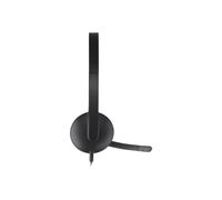Logitech 981-000475 cuffia e auricolare Cablato A Padiglione Ufficio USB tipo A Nero