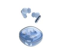 MARS GAMING MHIB2, Cuffie Bluetooth 5.4, Suono Immersivo, Design Ergonomico Semitrasparente e Ultracompatto, 24 Ore di Riproduzione, Auricolari Wireless con Custodia e Indicatore LED, Blu