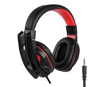 CUFFIE + MICROFONO 3.5MM GAMING TECHMADE TM-PC13-RD