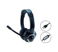CUFFIE+MICROFONO CONCEPTRONIC POLONA01B NERE CON TELECOMANDO CON PULS.VOL.E DISA