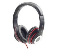 Cuffie microfono filo Black e Red MHS LAX B