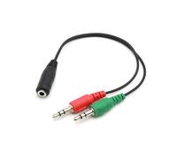 Cuffie Microfono Splitter Cavo Per PC 3.5mm Cuffie Audio Adattatore Convertitore Femmina A Doppio Maschio Cuffie Microfono Adattatore