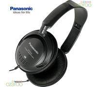 Cuffie monitor Panasonic con controllo del volume in linea - Nero (RPHT225)