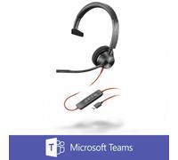 Cuffie Mono USB-C PC Plantronics Blackwire 3310 BW3310-M Per Microsoft Teams