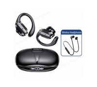 (Cuffie nere) Cuffie Bluetooth wireless XT80, auricolari sportivi TWS, auricolari impermeabili, display