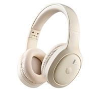 NGS Artica Tempest Beige - Cuffie wireless over-ear compatibili con tecnologia Bluetooth, autonomia 28h, controllo touch, microfono ENC, base di ricarica USB-C, IPX5, beige