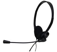 Cuffie Nilox con microfono, cavo 3,5 mm, uso PC, nero