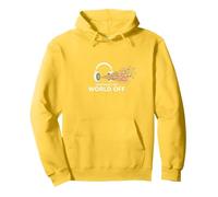 Cuffie On World off Music Lover Felpa con Cappuccio, Unisex per Adulti, Limone, S