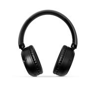 Cuffie Over-Ear Senza Fili | Tempo Massimo di Riproduzione della Batteria: 12 Ore | Microfono Incorporato | Premi Control | Supporto per Il Controllo vocale | Controllo del Volume | Nero