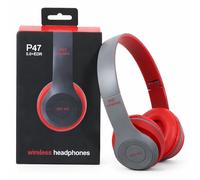 Cuffie P47 Bluetooth 5.0 + EDR Wireless Pieghevoli Stereo Microfono FM Micro USB