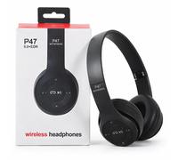 Cuffie P47 Bluetooth 5.0 + EDR Wireless Pieghevoli Stereo Microfono FM Micro USB