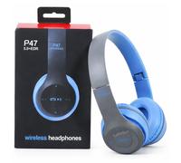 Cuffie P47 Bluetooth 5.0 + EDR Wireless Pieghevoli Stereo Microfono FM Micro USB