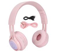 Cuffie per bambini con volume limitato, suono stereo con compatibilità universale, design pieghevole ideale per i viaggi, per una facile