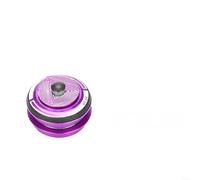 Cuffie per bicicletta, 34 mm o 44 mm, dritte/coniche, in lega di alluminio lavorato a CNC, cuscinetti a doppia tenuta, anodizzati resistenti alla corrosione, per strada e MTB (44-44 mm viola)