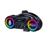 Cuffie Per Caschi Motociclistici-Auricolari Wireless Con Batteria Da 800 MAh-Audio Impermeabile E Che Riduce Il Rumore Per L'uso Del Casco-Ideale Per Moto, Moto, Sci, Snowboard, Tourning, Bi