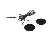 Cuffie per casco, Altoparlanti Casco Moto Cuffia Auricolare Vivavoce con Gancio e Loop per casco e moto supporto vivavoce con spina 3,5 mm, lunghezza cavo 1,2 m