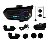 Cuffie per comunicazioni per moto, IPX6, coppia di interfoni, di comunicazione del casco per motociclisti, dispositivo audio vocale chiaro per pendolarismo per equitazione in città