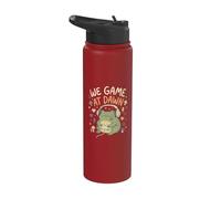 Cuffie per controller da gioco We Game At Dawn Funny Frog Stainless Steel Insulated Water Bottle